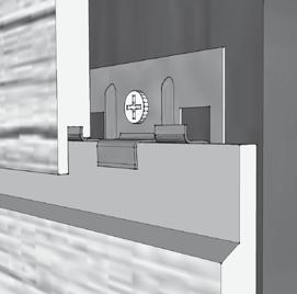 9 eenvoudige verwerking en montage VENTILATIE 1. DRAAGSTRUCTUUR Verticale houten draaglatten worden geplaatst met een tussenafstand van 600 mm. 2.