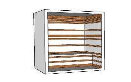 Combi sauna zonder oversteek Original Specificaties houtsoort Binnen Buiten Banktype Besturing Verlichting Muziek Thermo ayous Zwart / wit / ral Zwart / wit / inox look/ ral Gesloten Touch screen