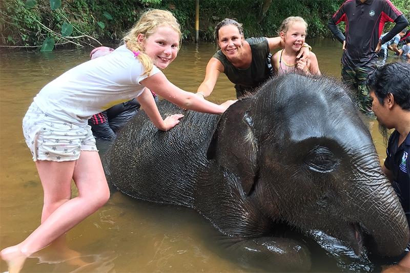 Dag 5 Kuala Lumpur Olifantenopvangcentrum Taman Negara Nationaal Park / Nachtsafari Het wordt tijd voor natuur. Op de weg naar Taman Negara stoppen we bij Kuala Gandah.