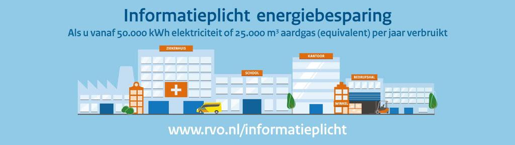 Informatieplicht energiebesparing Rijkswaterstaat Water, Verkeer en