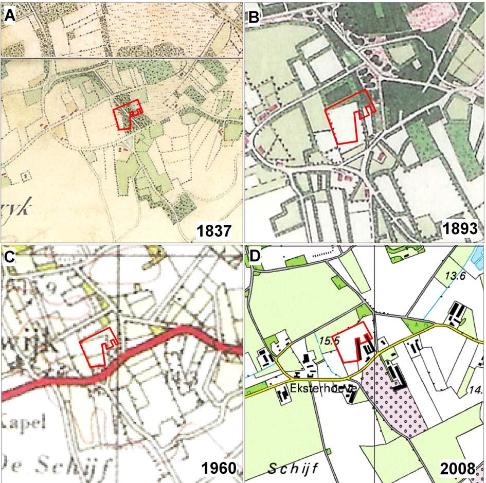Archeologische onderzoek Kleinwesterwijksestraat, Biest-Houtakker,, Gemeente Hilvarenbeek. ArcheoPro Rapport 823, Pagina 13 2.