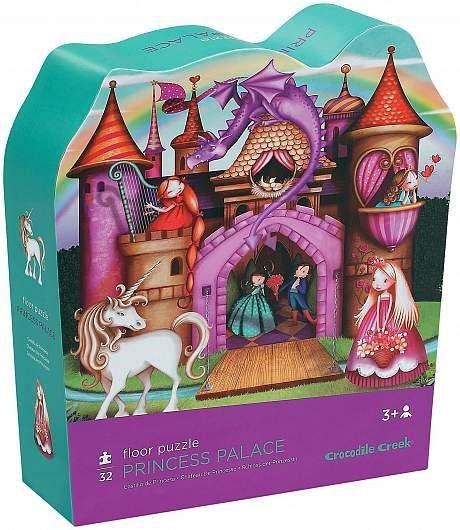 25 26 CC Puzzel Box Princess Palace 32st CC Puzzle box Princesse 32 pcs 40055602 Poppenspeelhuis met