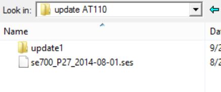 Aanbevolen: Software biljetten: 170121_EUR+GBP_AT100_P28.ses 10) Dubbelklik op de file "Update Tool.