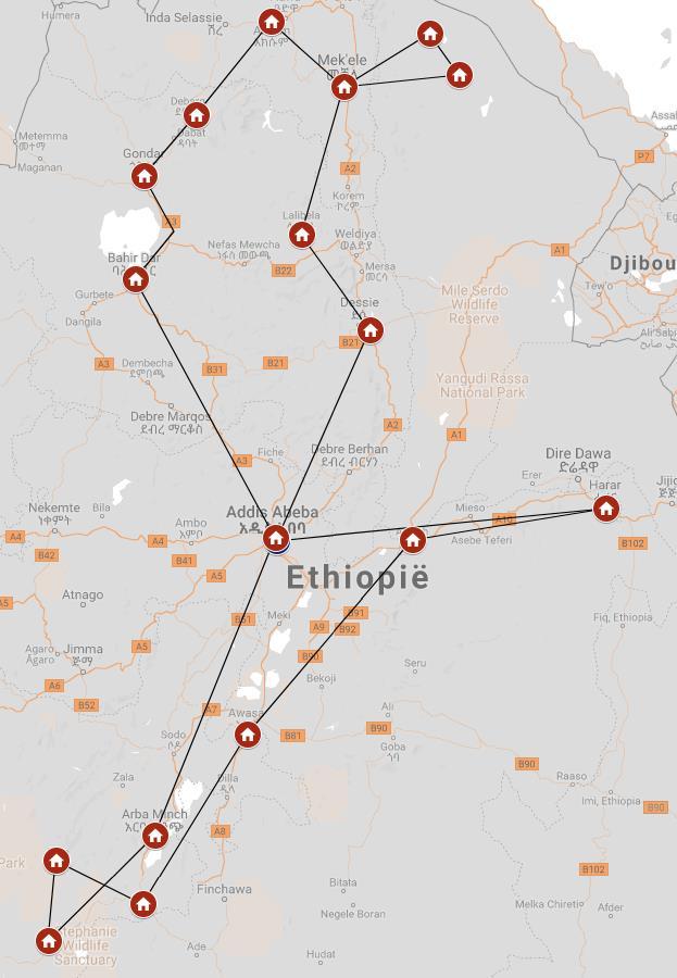 ETHIOPIE COMPLEET Een 28 daagse
