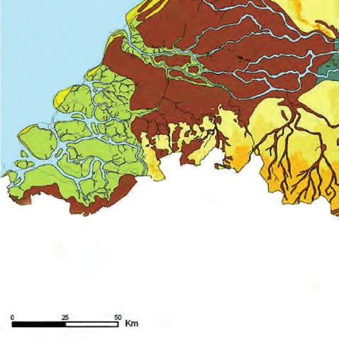 Uiteindelijk ontstond de natte zoetwater delta, met een heel ander interessant dierenleven voor de mensen.