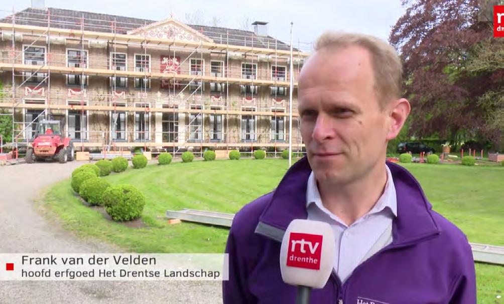 6 Restauratie Oldengaerde kaart Fietspad maakt haakse bocht bij driesprong zandpaden (achterkant van het park van Oldengaerde). Hier LA fietspad blijven volgen.