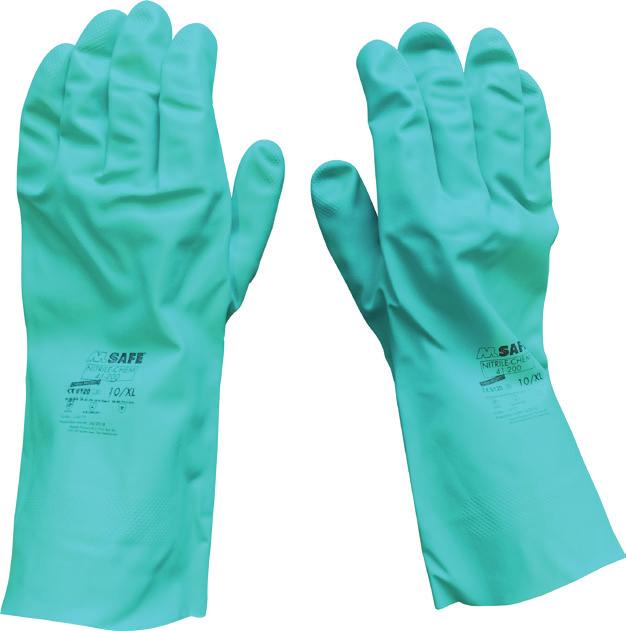 Handschoenen M-Safe Nitrile-Chem M-Safe Nitrile-Chem handschoenen zijn gemaakt van hoogwaardig nitril en daarom uitstekend bestand tegen vele oplosmiddelen.