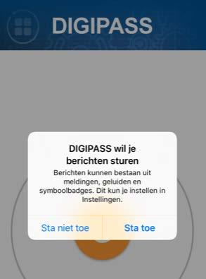 Hierna is je app gekoppeld aan je school-account.