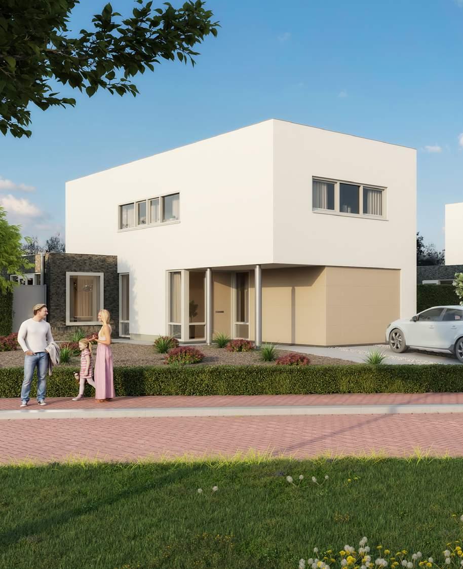 VRIJSTAANDE VILLA S Woning 20 t/m 26 Zeer ruime villa met op de begane grond een ruime entreehal, toiletruimte en