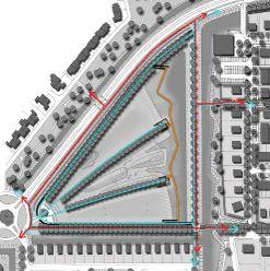 3. DEFINITIEF ONTWERP fiets wandel vlonder routes De ruimtelijke structuur en opzet van het park vormt tevens in belangrijke mate de ontsluitingsen padenstructuur van het park voor fietsers en