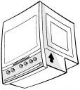 De ovendeur verwijderen (voor reiniging) 1. Open de ovendeur. 2. Duw de scharniervergrendeling (A) naar voren. 3. Til de vergrendelingen omhoog totdat ze loskomen en verwijder de deur. 4.