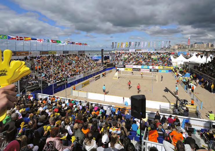 Volleybal op hét sportstrand van Europa maken wat de sporters en ondernemers nodig hebben als we het sportstrand gaan ontwikkelen.