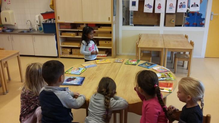 Groep 1-2 De kinderen van groep 1-2 mochten in de