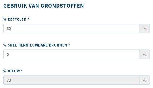 3. Administratie - Opvoeren nieuw materiaal of product 3.1. Nieuwe velden op materiaalniveau Het aantal velden en informatie-elementen dat je kunt opvoeren bij een materiaal is verder uitgebreid.