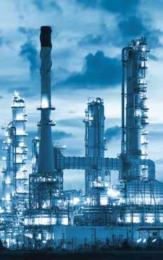 Chemische industrie De chemische industrie en raffinaderijen zijn grootverbruikers van stoom.