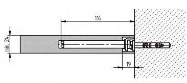 legplankdiepte 300 mm Levering bestaat uit: zonder bevestigingsschroeven Art.nr.