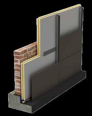 IKO enertherm ALU 50 wordt gebruikt voor het thermisch (na)isoleren van gevels.