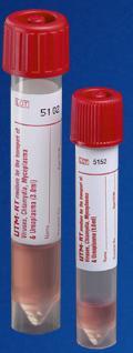 Steriele spuit (variabel volume) virale celkweek en influenza PCR (UTM met rode steriele spuit Universal (UTM) 6317 Luerspuit 2 ml ref. 307727 6319 Luerspuit 5 ml ref. 307731 6320 Luerspuit 10 ml ref.