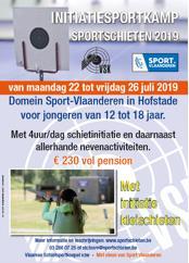 Initiatiesportkamp 2019 Vlaamse Schietsportkoepel vzw Boomgaardstraat 22/7 2600 Berchem Tel.
