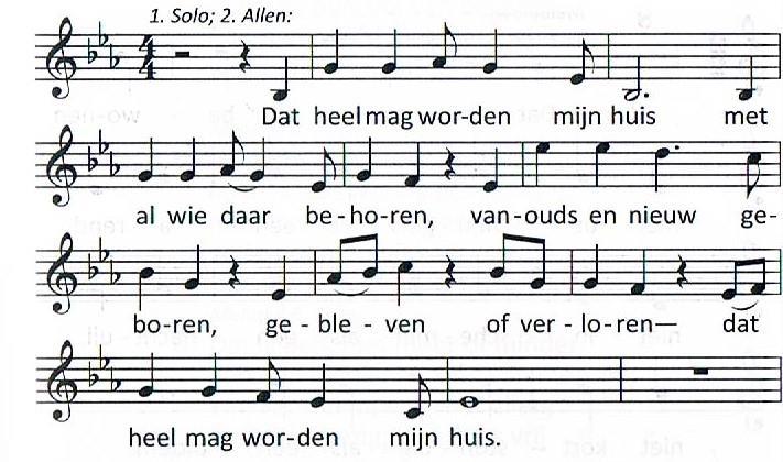 Lied van ontferming Psalm 84 hertaling Huub Oosterhuis Bemoediging - lied 927:1,3 Ik vergeet nooit de mens die ik maakte RONDOM DE GEOPENDE BIJBEL Groet Vg.
