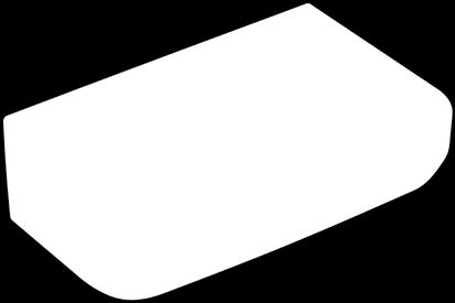 afm. 36 x 26 cm, kleur wit Artikelnummer: 4373 36 01 I.c.m. hoekstopkraan en chroom bekersifon