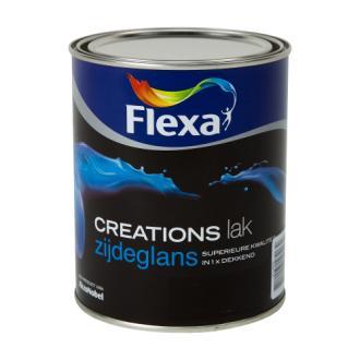 Flexa Creations lak zijdeglans Een zijdeglanzende, krasvaste, watergedragen aflak voor binnen op basis van polyurethaan gemodificeerde alkydemulsie.