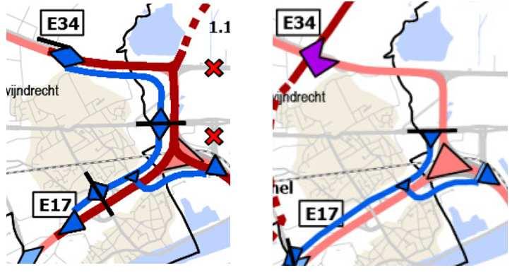 102 Ter hoogte van het Sportpaleis loopt het verschil op tot vijf baanvakken, waar ook significant meer (binnenstedelijk) verkeer zal passeren dan bij de Meccano. Aan het Sportpaleis gaat het om 5.