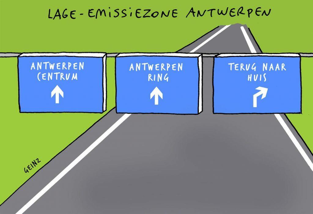 En wat met al die potentiële klanten die van buiten de stad vroeger naar Antwerpen kwamen om eens gezellig te komen kuieren en wat te shoppen?