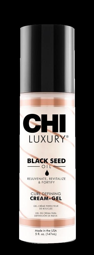 CHI Luxury Curl Defining Cream-Gel Een light hold styling crème die kroezen tegengaat en exact de juiste hold biedt om krullend en golvend haar te definiëren, te temmen en te vormen.