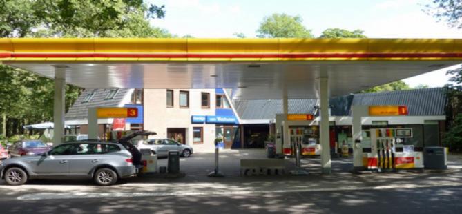 0 Start bij Shell tankstation en rij richting Annen.