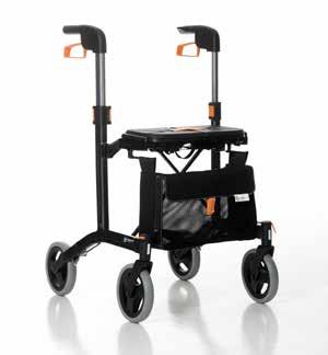 8 Leia Met trots presenteert Human Care de Leia, een compleet nieuwe serie van moderne rollators voor degenen die hoge eisen stellen aan zowel het ontwerp als de functionaliteit.