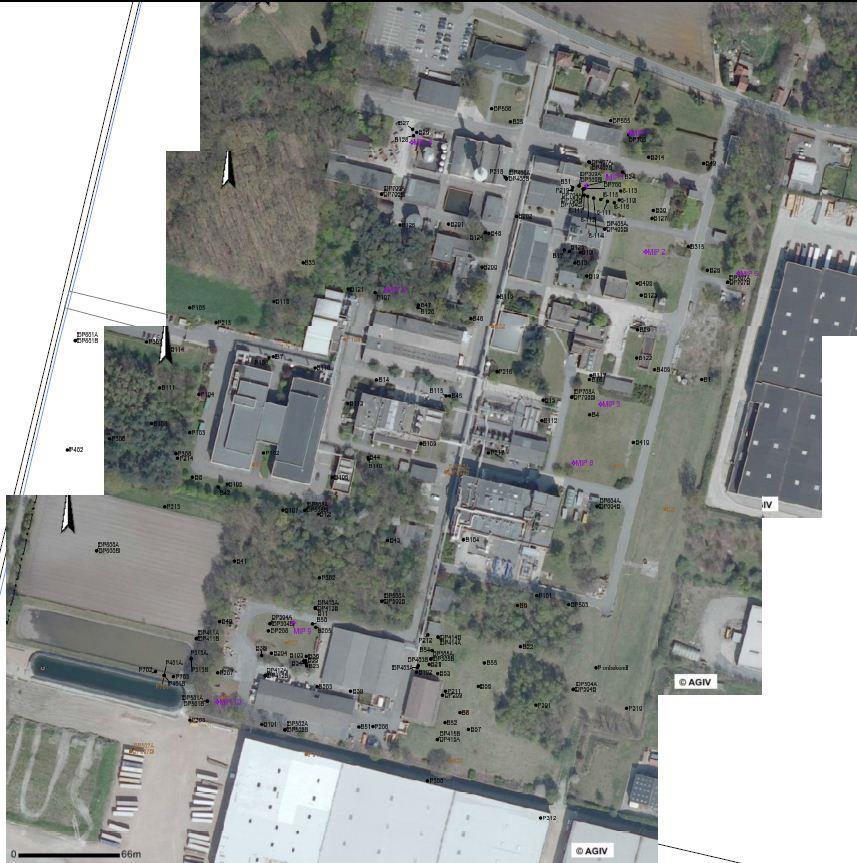 Project Achtergrond Complexe grond en grondwater verontreiniging 3 zones met verschillende oorsprong en samenstelling: Zone ECO (voormalig stort locatie, stort van Kalk slib, zonder boven afdichting)