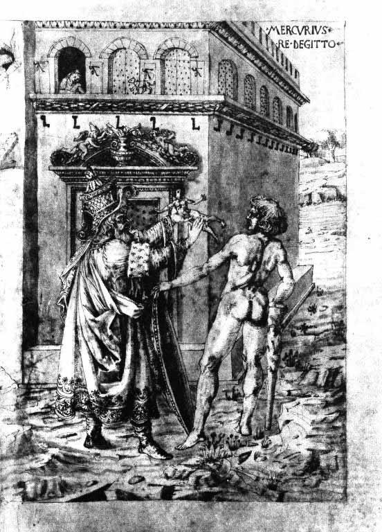 337 Afb. 7 Bacchio Baldini (Maso Finiguerra), Hermes Trismegistus, in: Cronaca Illustrata, 1455-1465 Afb. 8 Anoniem, Hersenventrikelen, in: Avicenna, De generatione embryonis, manuscript ca. 1347.