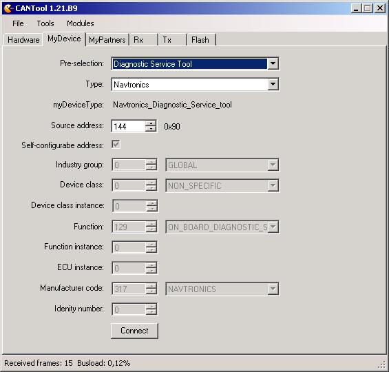 3. Controleren CANTool software Zorg ervoor dat de CANTool niet open staat op de terminal zodat de nieuwe versie geïnstalleerd kan worden.
