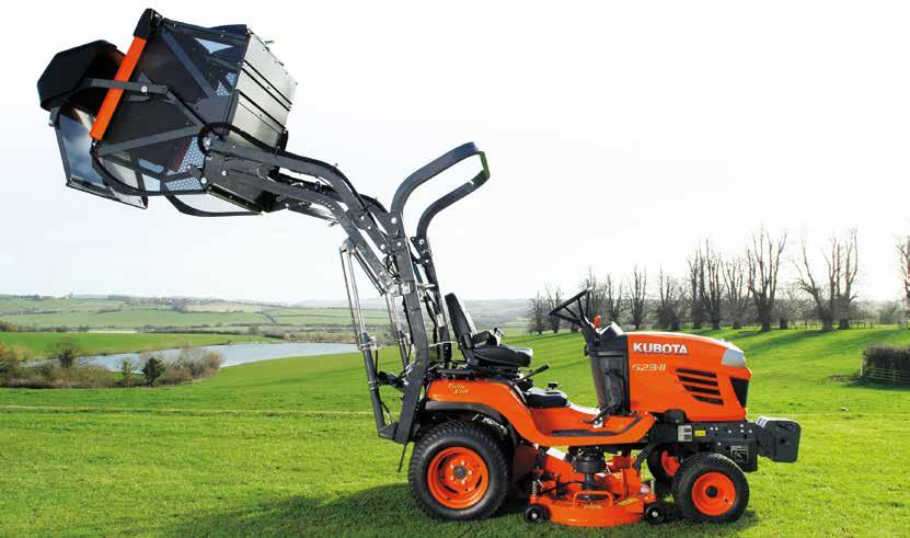 G23-II/G26-II Serie Combineer gemakkelijk maaien met een hoog rendement dankzij een grasmaaier die even solide is als een tractor.