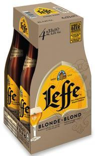 cl Leffe Blond, 4 x 33 cl Jupiler 0,0%, 6 x