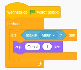 De vleermuis heeft twee uiterlijks en die moeten we dan om de beurt laten zien. Dat kun je vast wel programmeren. Cool!