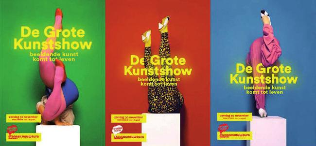 Inhoudelijk programma Klankbord Grote Kunstshow 30 november is Mocca met meer dan twintig vakdocenten naar de Grote Kunstshow gegaan in de Stadsschouwburg.