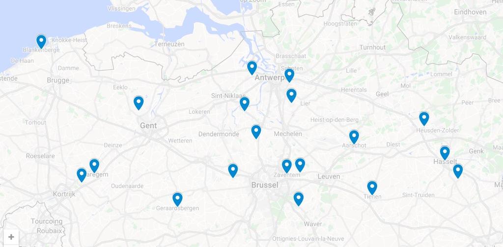 19 LaMA steden/gemeenten LaMA vond plaats in volgende gemeenten: in 2016: Geraardsbergen, Melsele (Beveren), Waregem in 2017: Blankenberge, Borsbeek, Lint,