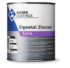 In 7 stappen naar het perfecte eindresultaat Eerste laag Tweede laag Sigma Sigmetal Zinccoat Satin 5323 B 5326 B Oplosmiddelhoudende, zijdeglanzende primer en