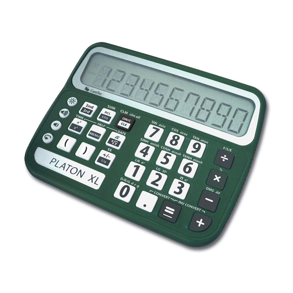 Platon XL Voice wetenschappelijke (bureaumodel) Deze Platon XL Voice wetenschappelijke rekenmachine is speciaal ontworpen voor slechtzienden.