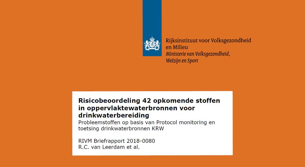 Geneesmiddelen en drinkwater Nederlands drinkwater voldoet aan alle kwaliteitseisen Maar: Geneesmiddelen worden wel in drinkwater gemeten Analysemethodes steeds nauwkeuriger Ook mengsel van aanwezige