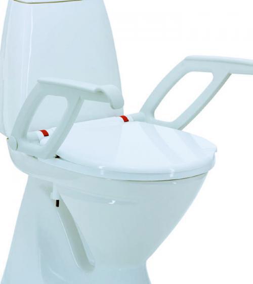 Door de gladde afwerking is de toiletverhoger eenvoudig te reinigen Verkrijgbaar met of zonder deksel en in 5,10 of 15 cm hoogte.