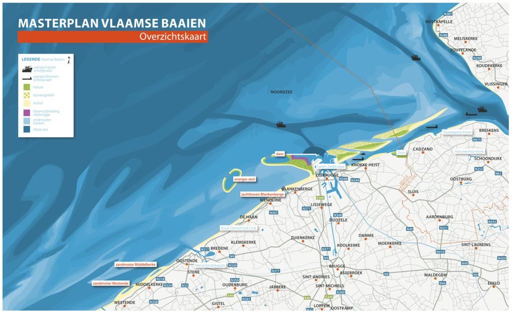 1. Inleiding Figuur 1 geeft de blauwdruk weer van Vlaamse Baaien zoals voorgesteld door de Vlaamse minister bevoegd voor Mobiliteit en Openbare Werken Hilde Crevits, op 26/11/2013.