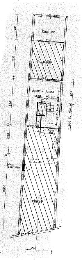 Tekening Luttekepoortstraat 36 te Harderwijk