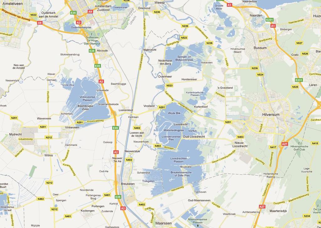 2 Situatieschets 2.1 Locatie Vreeland Het dorp Vreeland is gelegen in de gemeente Stichtse Vecht aan de rand van de provincie Utrecht.