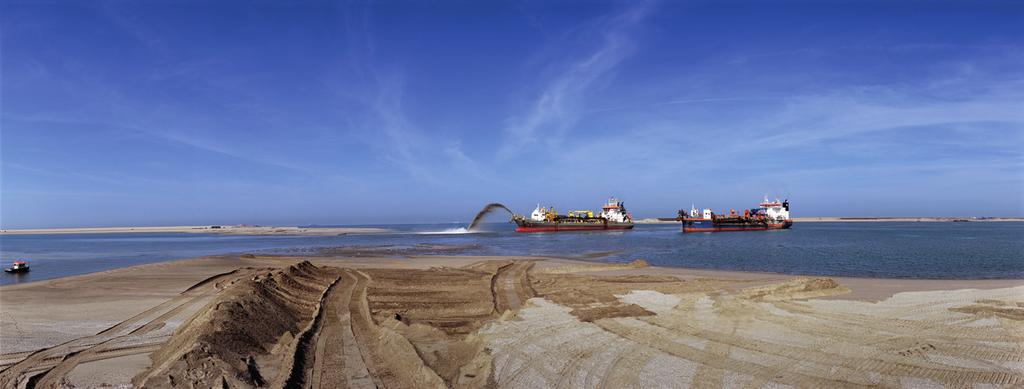 2 OPDRACHT 1 - DE OPTIMALE ZAND-WATERMIX Er is voor Maasvlakte 2 veel zand nodig. 240 miljoen kubieke meter zand moet op de juiste plek terecht komen. Hoe doe je dat?