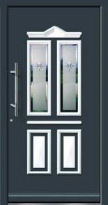 Classic-Line uitrustingselementen Modelonafhankelijk in de deurvleugel geplaatst deurblad dubbel warmte-isolatieglas tot Ug 1,1 W/m²K afstandhouder zwart met warm edge vier glassoorten naar keuze: