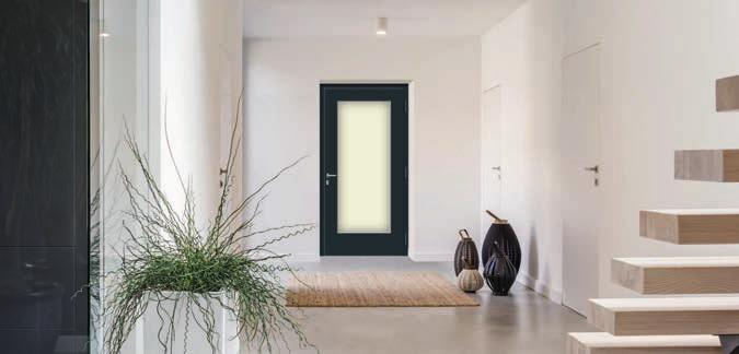 Wij hebben voor u een volkomen nieuw LED-lichtpaneel ontwikkeld dat uw voordeur aan de binnenzijde in sfeervol licht hult. Nadere beschrijving op pagina 220.