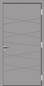 Waarom dan geen vleugelafdekkend deurblad met siergroeven aan de binnenzijde? Inclusief Basic. in de deurvleugel geplaatst deurblad. witte voordeur.